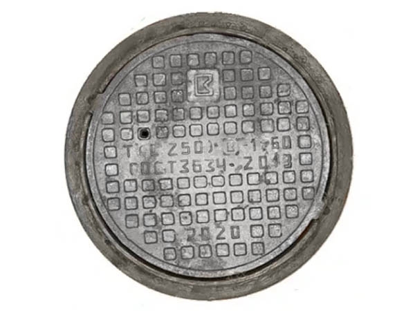 Чугунный люк тип “С” (В125) К (В,Д,ТС).1-60 ГОСТ 3634-2019 (68кг)