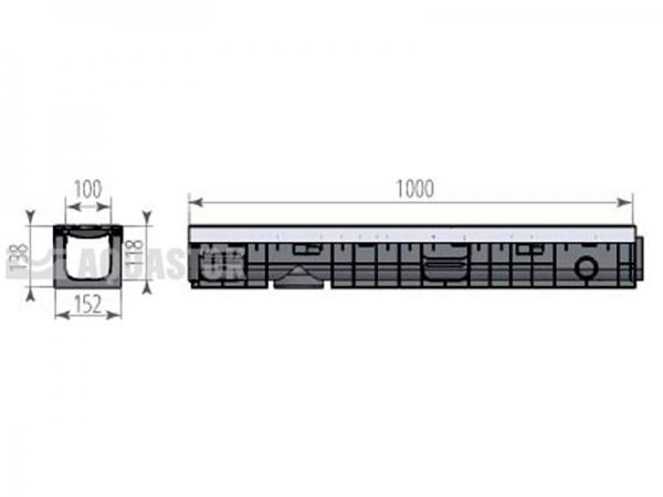 PROFI DN100 H138 E600