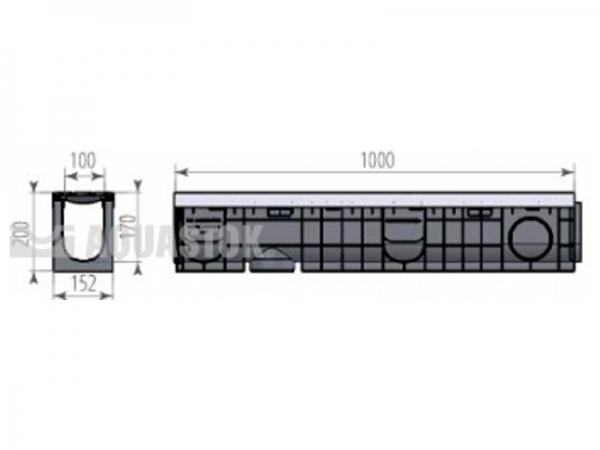  PROFI DN100 H200 E600