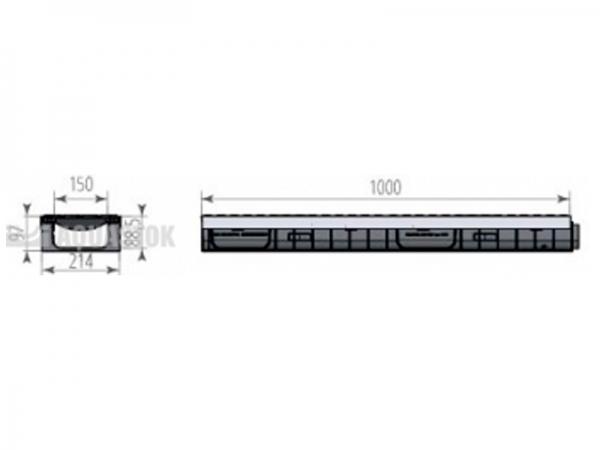 PROFI DN150 H97 E600 